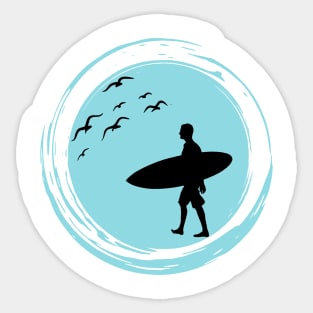 surfer Sticker